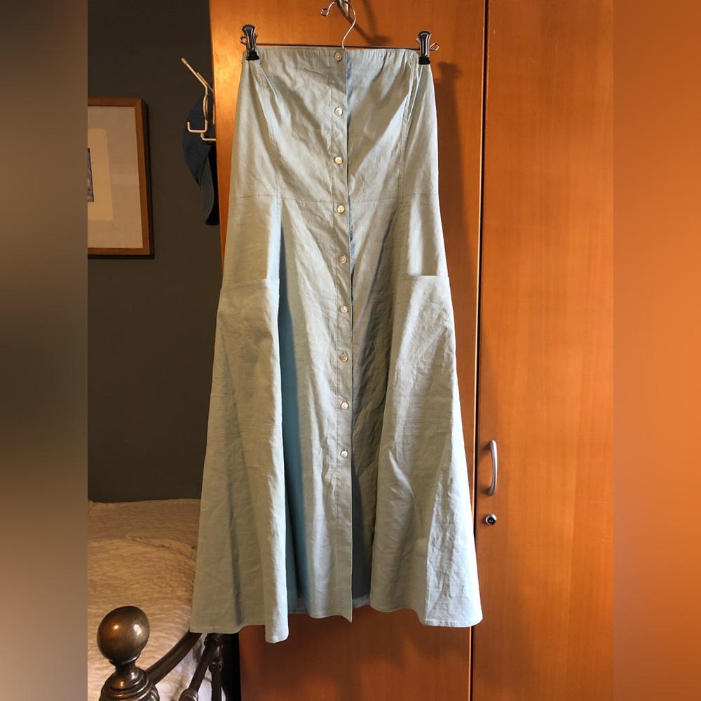 Theory summer strapless ( straps attached) dress brand new .